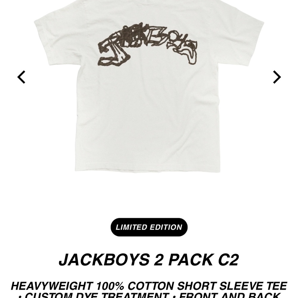 NWT Authentic Travis Scott Jackboys 2 pack C2.